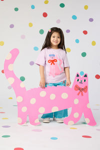 Gorman NZ - Pretty Cat Kids T-Shirt - lilac