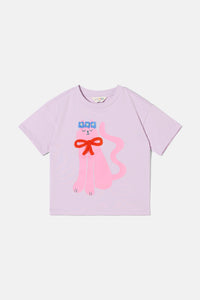 Gorman NZ - Pretty Cat Kids T-Shirt - lilac