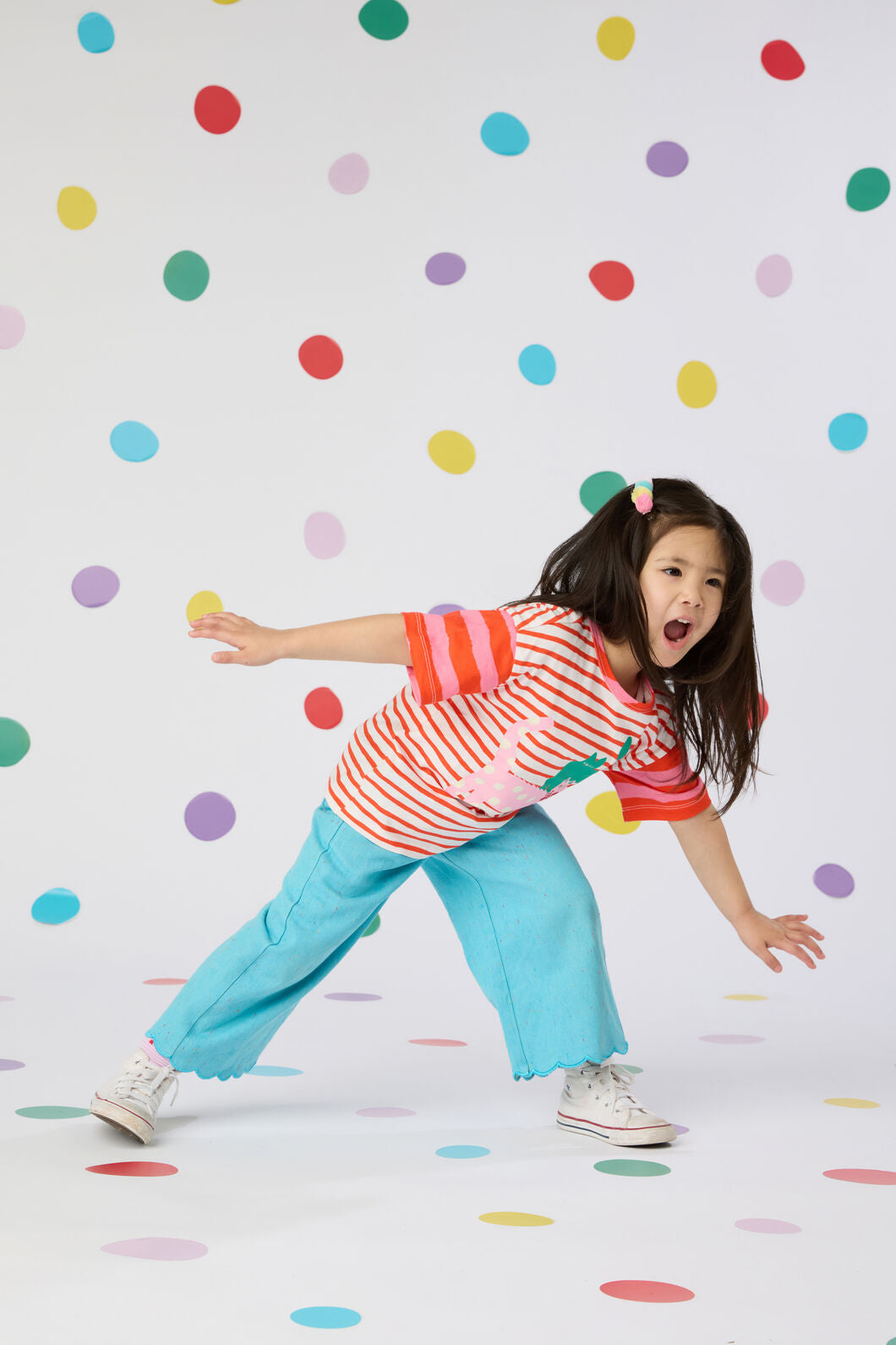 Gorman NZ - Stripe Cats Kids T-Shirt - stripe