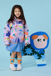 Gorman NZ - Sweater Dogs Kids Raincoat - lilac