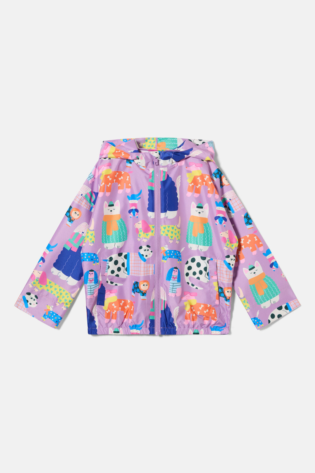 Gorman NZ - Sweater Dogs Kids Raincoat - lilac