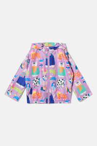 Gorman NZ - Sweater Dogs Kids Raincoat - lilac