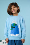 Gorman NZ - Big Dog Kids Sweater - light-blue