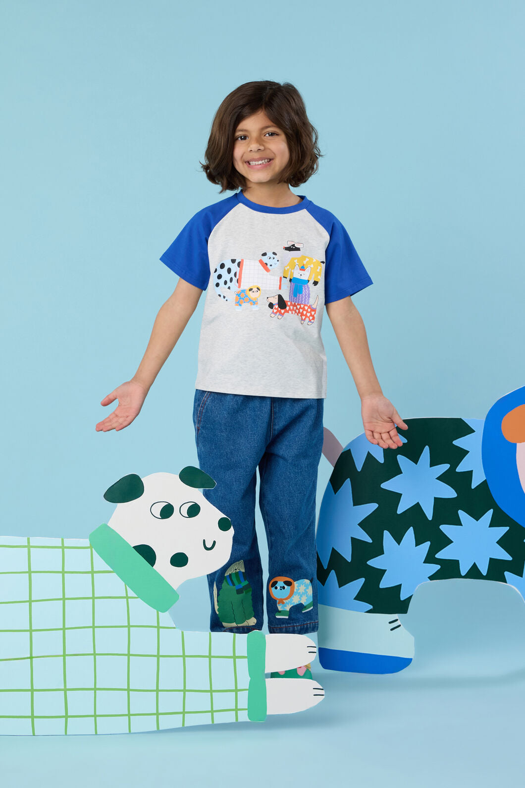 Gorman NZ - Doggies Kids T-Shirt - multi