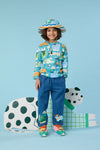 Gorman NZ - Sweater Dogs Kids T-Shirt - teal