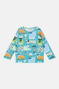 Gorman NZ - Sweater Dogs Kids T-Shirt - teal