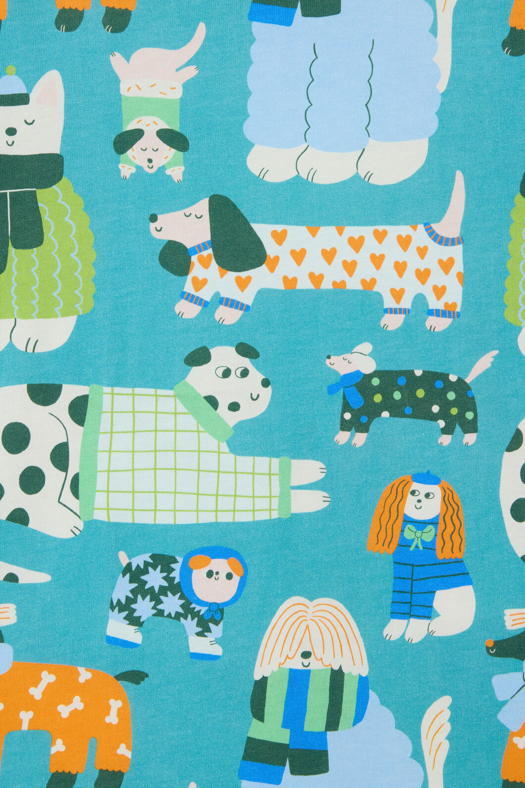 Gorman NZ - Sweater Dogs Kids T-Shirt - teal