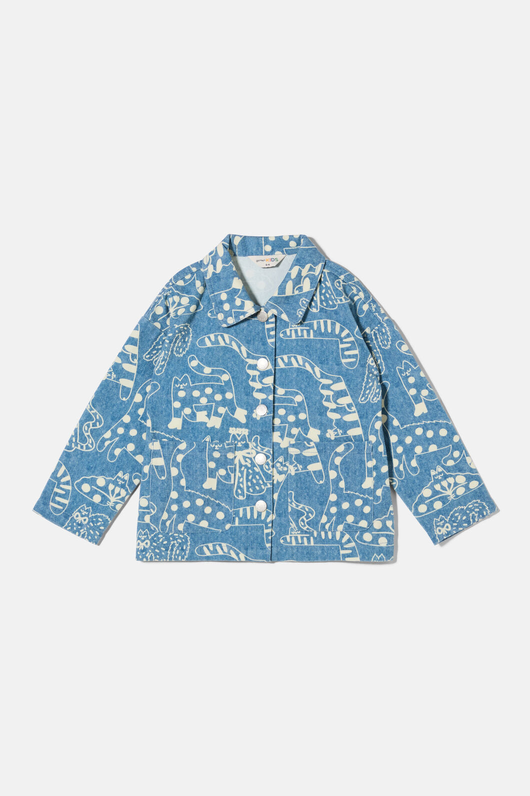Gorman NZ - Denim Cats Kids Jacket - denim