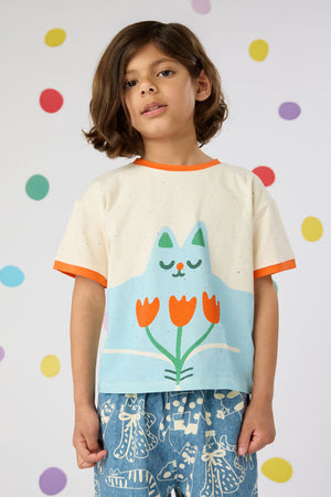 Gorman NZ - Cat Guy Kids T-Shirt - multi
