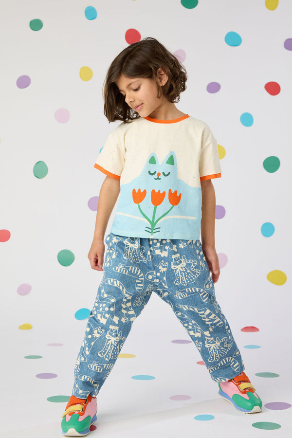 Gorman NZ - Cat Guy Kids T-Shirt - multi