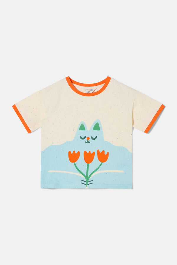 Gorman NZ - Cat Guy Kids T-Shirt - multi