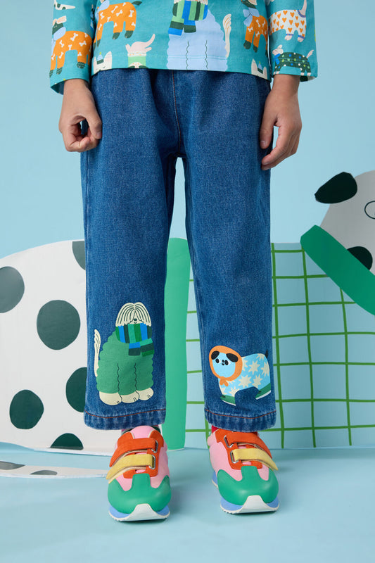 Gorman NZ - Doggy Denim Kids Pants - denim