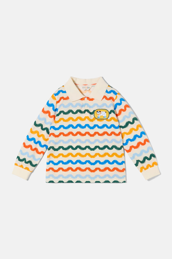 Gorman NZ - Squiggle Kids Polo Top - multi