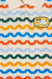 Gorman NZ - Squiggle Kids Polo Top - multi