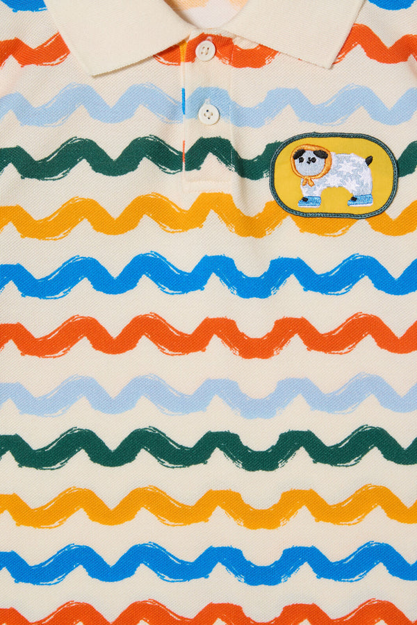 Gorman NZ - Squiggle Kids Polo Top - multi