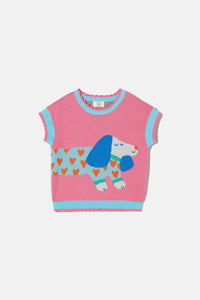 Gorman NZ - Dogs Kids Vest - pink