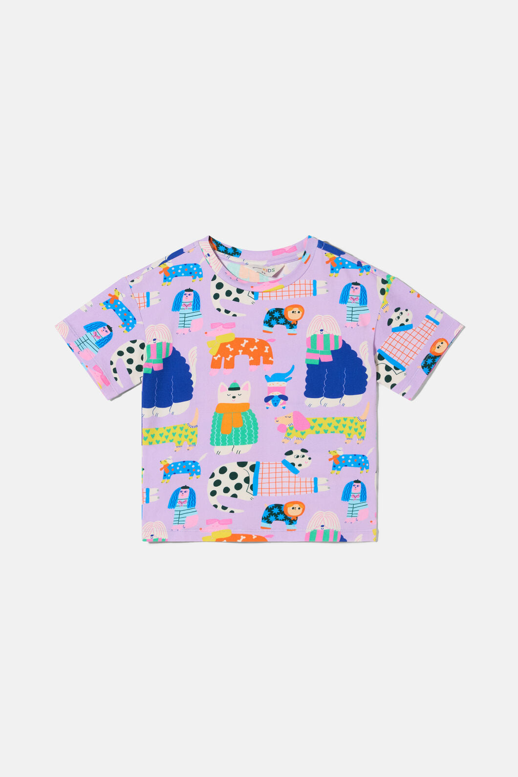 Gorman NZ - Sweater Dogs Kids T-Shirt - lilac