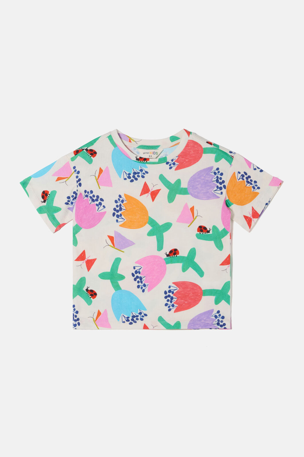 Gorman NZ - Tulip Kids T-Shirt - cream