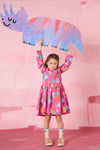 Gorman NZ - Secret Garden Kids Border Dress - pink