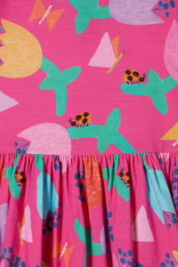Gorman NZ - Secret Garden Kids Border Dress - pink