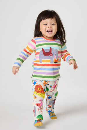 Gorman NZ - Ta-DA Elephant Baby T-Shirt - multi