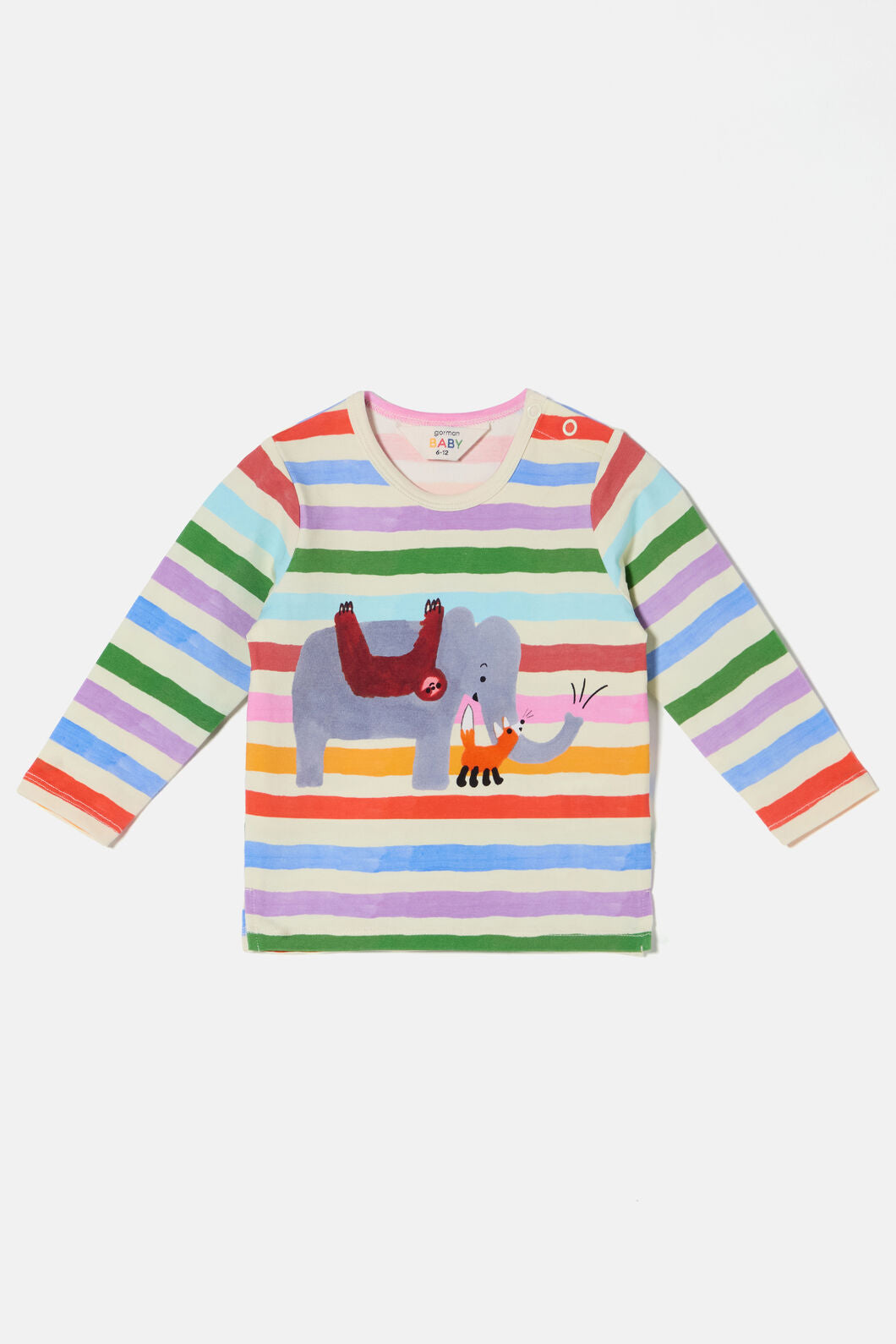 Gorman NZ - Ta-DA Elephant Baby T-Shirt - multi