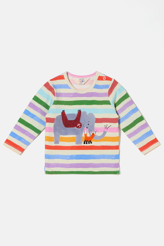 Gorman NZ - Ta-DA Elephant Baby T-Shirt - multi