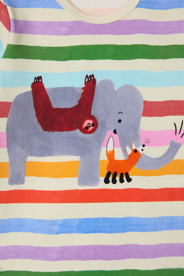 Gorman NZ - Ta-DA Elephant Baby T-Shirt - multi