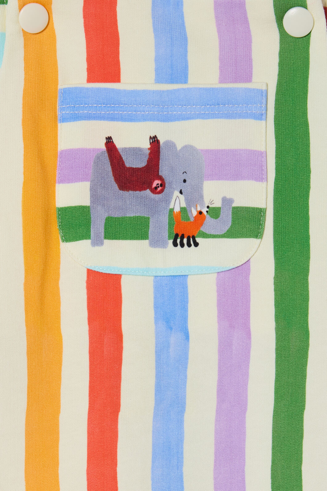 Gorman NZ - Stripy Stripe Baby Overalls - multi
