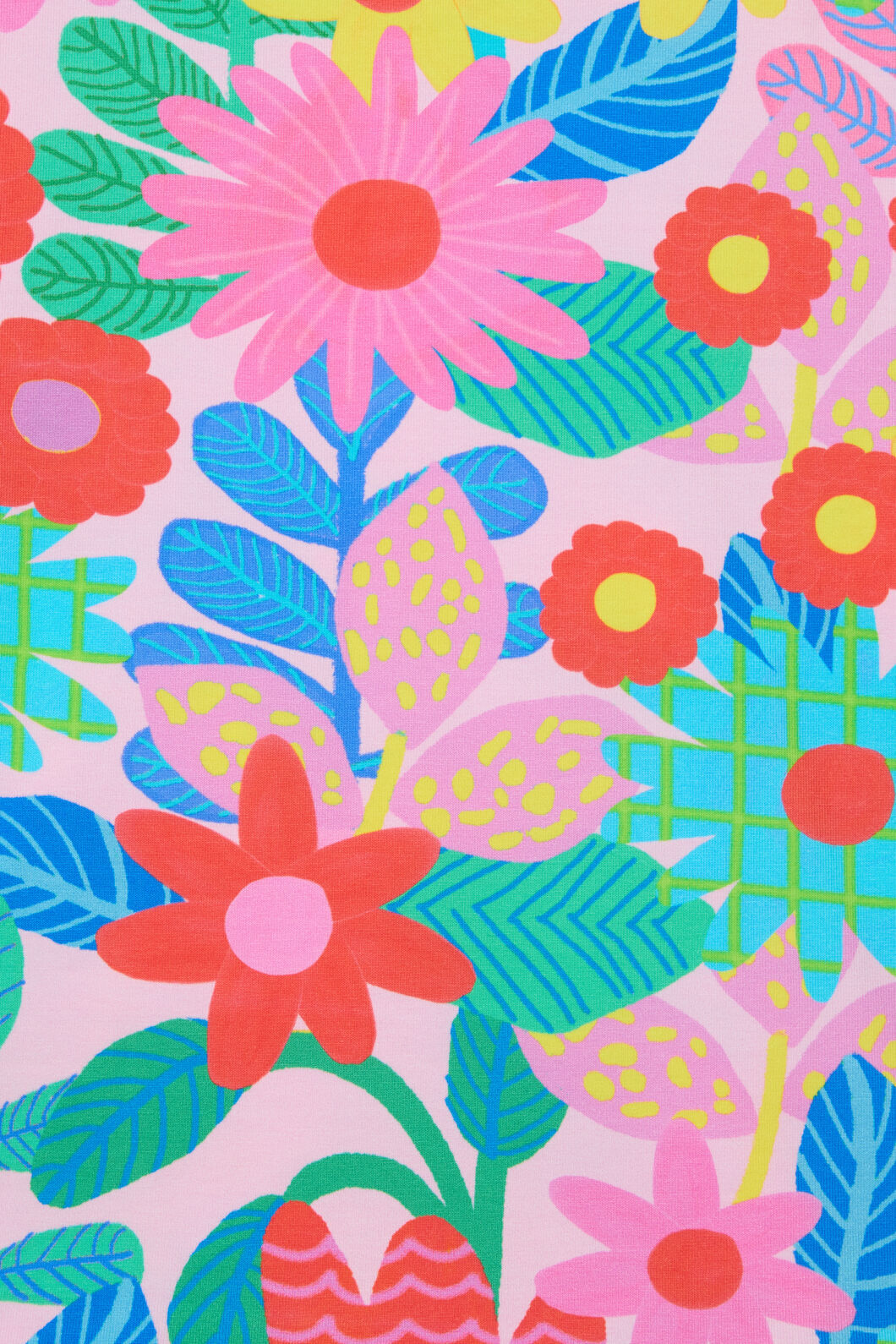 Gorman NZ - Floral Pop Floral Kids T-Shirt - pink