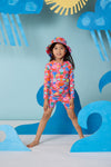 Gorman NZ - Bloom Boom Kids Swim Top - pink