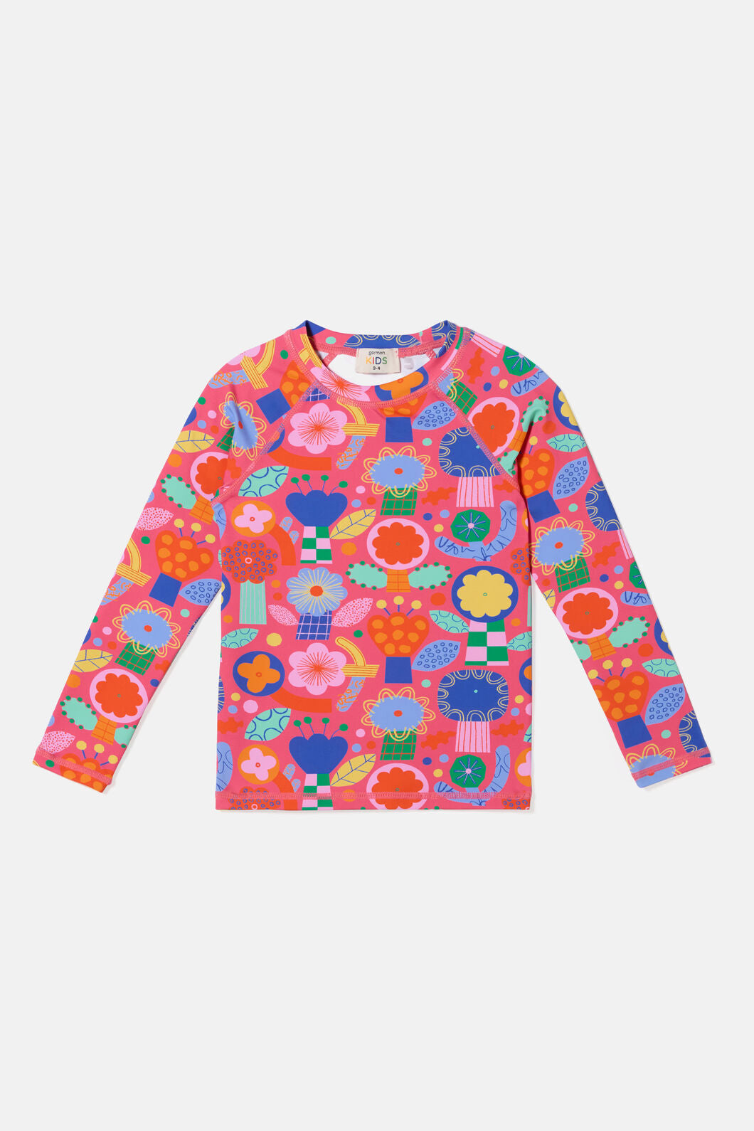 Gorman NZ - Bloom Boom Kids Swim Top - pink