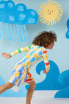 Gorman NZ - Sunny Spliced Kids Swim Top - multi