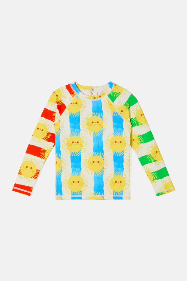 Gorman NZ - Sunny Spliced Kids Swim Top - multi