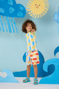 Gorman NZ - Sunny Spliced Kids Board Short - multi