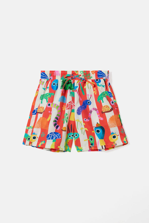 Gorman NZ - Beach Buggies Kids Board Short - multi