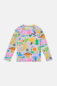 Gorman NZ - Wood End Kids Swim Top - lilac
