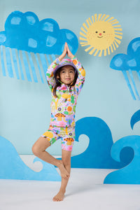 Gorman NZ - Wood End Kids Swim Shorts - lilac