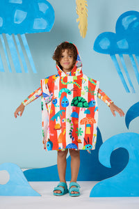 Gorman NZ - Beach Buggies Kids Poncho - multi