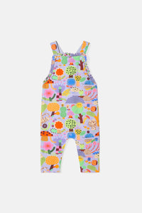 Gorman NZ - Woodend Baby Frill Overalls - lilac