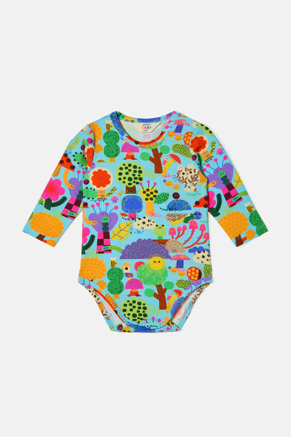 Gorman NZ - Woodend Baby Bodysuit - blue