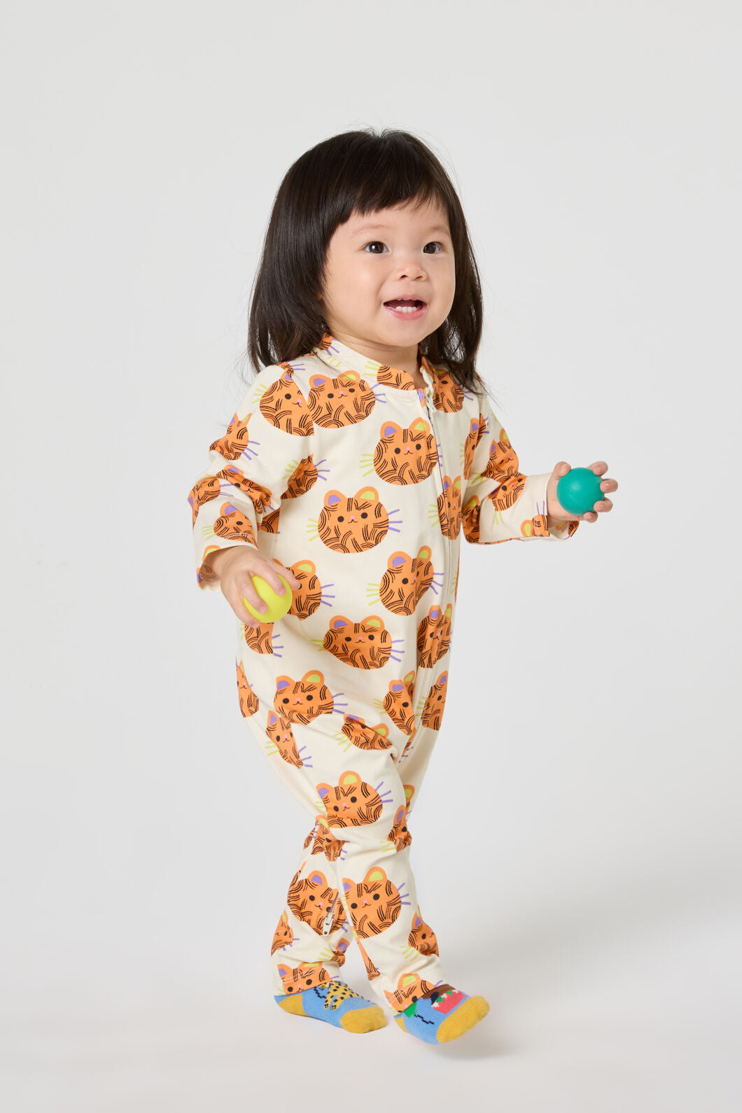 Gorman NZ - Tiger Baby Bodysuit - multi