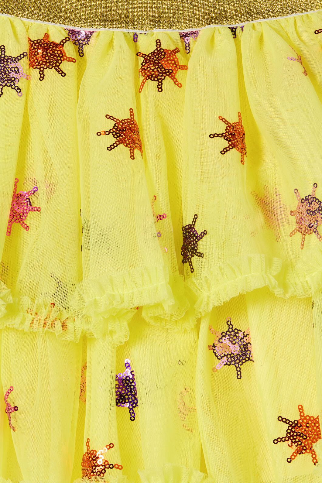 Gorman NZ - Mini Sun Sequin Kids Skirt - yellow