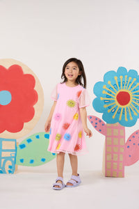Gorman NZ - Happy Suns Kids Sequin Dress - pink