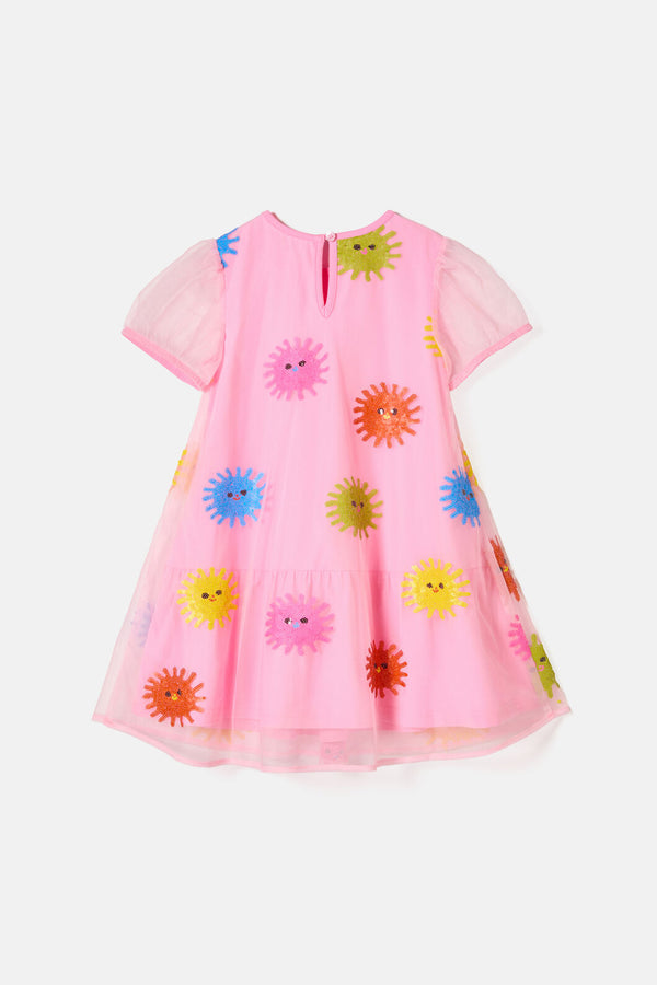 Gorman NZ - Happy Suns Kids Sequin Dress - pink