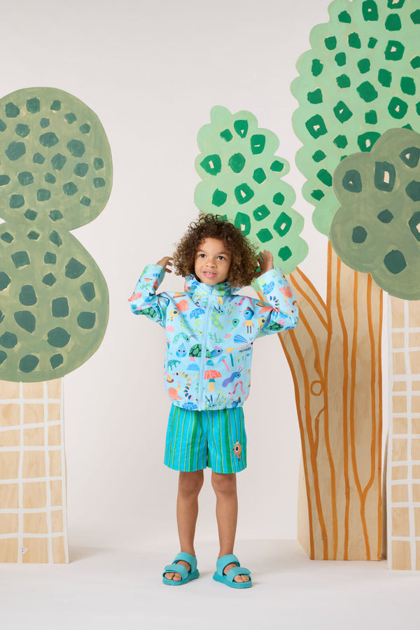 Gorman NZ - Garden Pals Kids Raincoat - blue