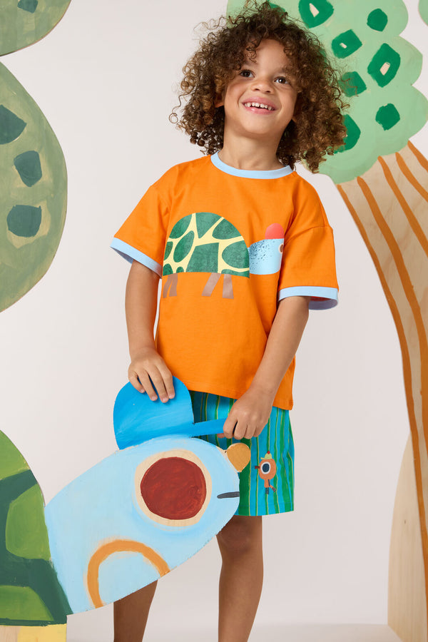 Gorman NZ - Slow Mo Kids T-Shirt - orange
