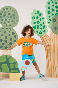 Gorman NZ - Slow Mo Kids T-Shirt - orange