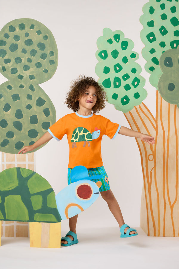 Gorman NZ - Slow Mo Kids T-Shirt - orange