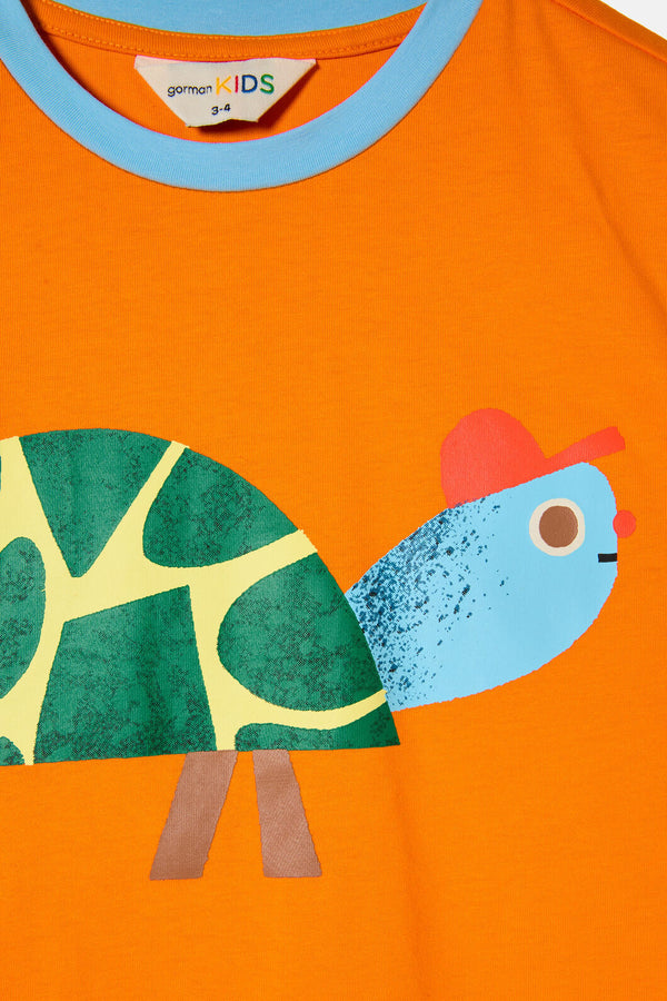 Gorman NZ - Slow Mo Kids T-Shirt - orange